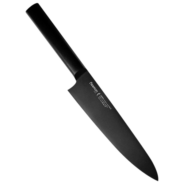 Кухонный нож Fissman 2430 SHINTO Нержавеющая сталь/ Пластик/ Черный photo 1