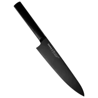 Кухонный нож Fissman 2430 SHINTO Нержавеющая сталь/ Пластик/ Черный