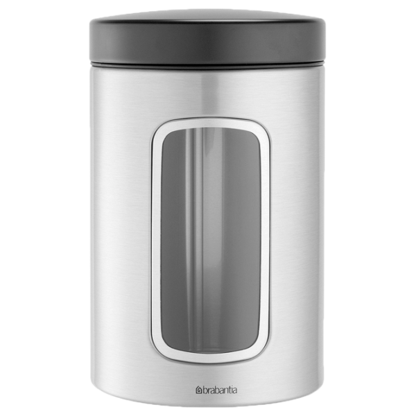 Rezervor de stocare BRABANTIA 299247 1.4 l/ Oțel/ Silver photo 1