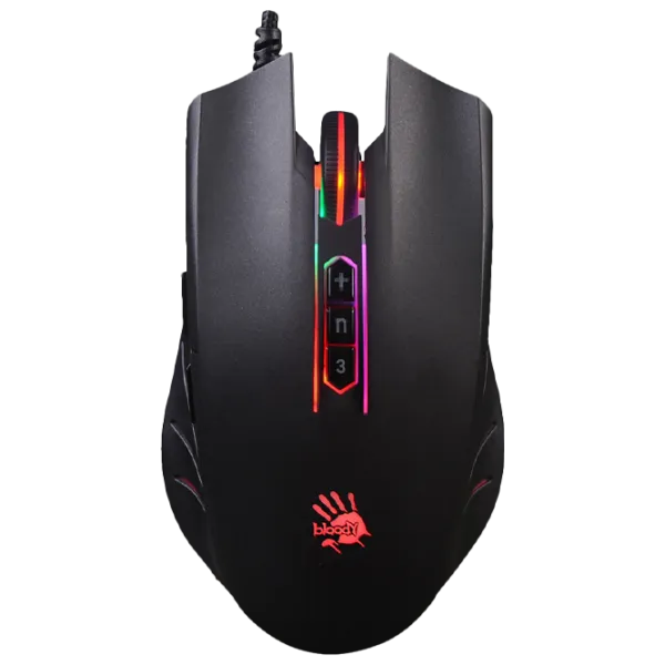 Mouse A4Tech Q81 Curve Bloody USB/ Black photo 1