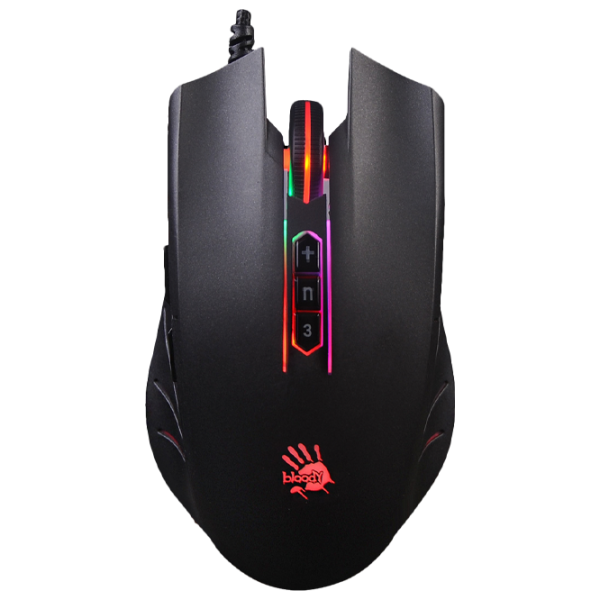 Mouse A4Tech Q81 Curve Bloody USB/ Black photo 1
