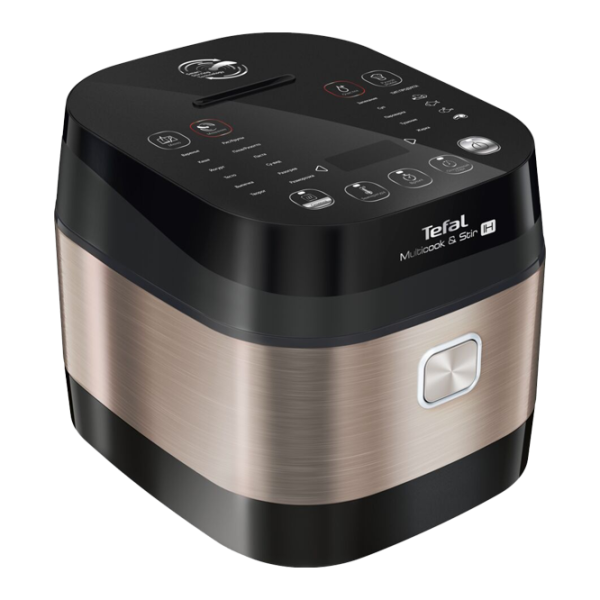 Мультиварка Tefal RK905A32 5 л/ 1200 Вт/ Нержавеющая сталь Черный photo 1