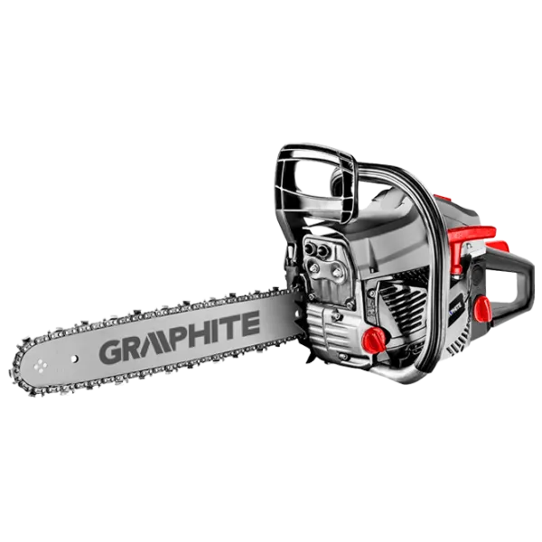 Fierăstrău cu lanţ Graphite 58G952 pe benzină/ Gray photo 1