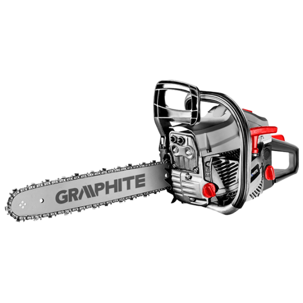 Fierăstrău cu lanţ Graphite 58G952 pe benzină/ Gray photo 1