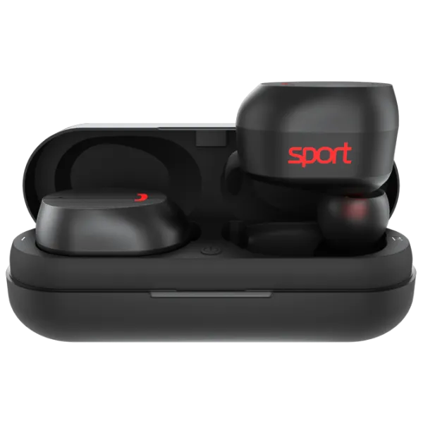 Наушники Elari NanoPods Sport Красный Черный Беспроводные/ Спорт photo 1