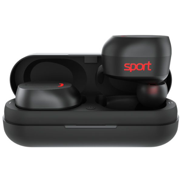 Наушники Elari NanoPods Sport Красный Черный Беспроводные/ Спорт photo 1