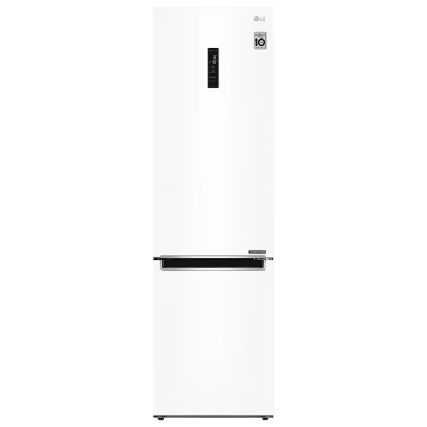 Frigider LG GA-B509MQSL cu congelator jos 384 l / 203 cm / White photo 1