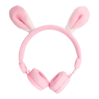 Наушники Forever AMH-100 Bunny Розовый Проводная/ Персональный