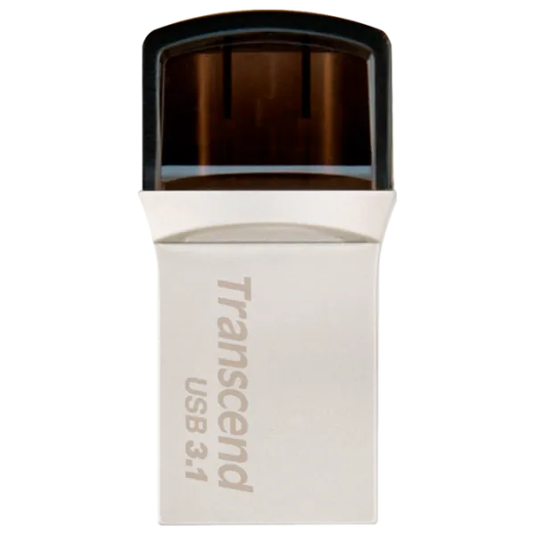 Transcend JetFlash 890 128 GB Silver photo 1