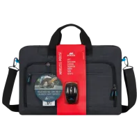 Geantă pentru laptop RivaCase 8058 + Wireless Mouse Kit 17.3"/ Black