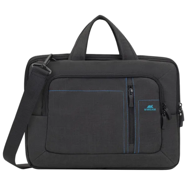 Сумка для ноутбука RivaCase Canvas 13.3"/ Черный photo 1