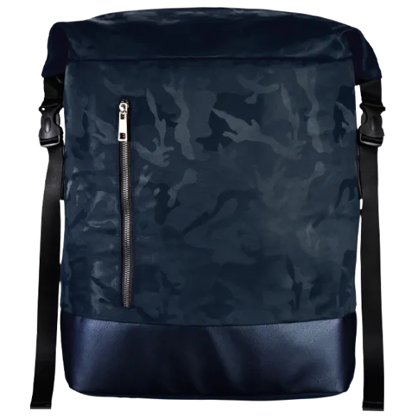 Rucsac Hama Roll Top Mission Camo 15.6"/ Navy Blue photo 1
