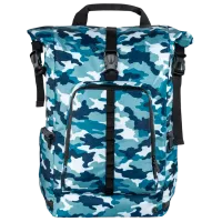 Rucsac Hama Roll-Top 15.6"/ Camouflage Blue