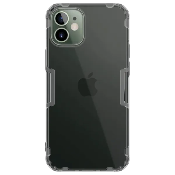Husă pentru smartphone Apple iPhone 12 mini Nillkin/ Back/ TPU/ Transparent Gray photo 1