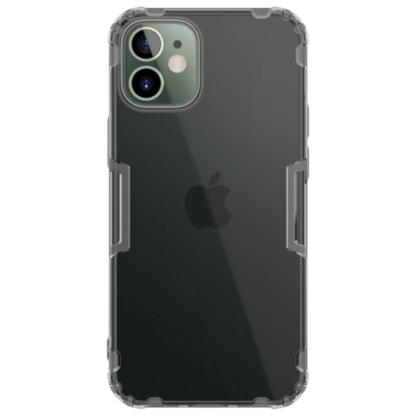 Husă pentru smartphone Apple iPhone 12 mini Nillkin/ Back/ TPU/ Transparent Gray photo 1