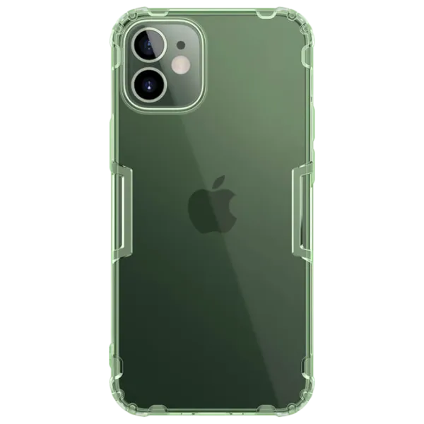 Чехол для смартфона Apple iPhone 12 mini Nillkin/ Back/ TPU/ Прозрачный Зелёный photo 1