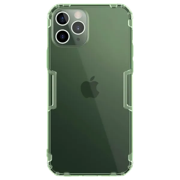 Husă pentru smartphone Apple iPhone 12 Pro Max Nillkin/ Back/ TPU/ Green Transparent photo 1
