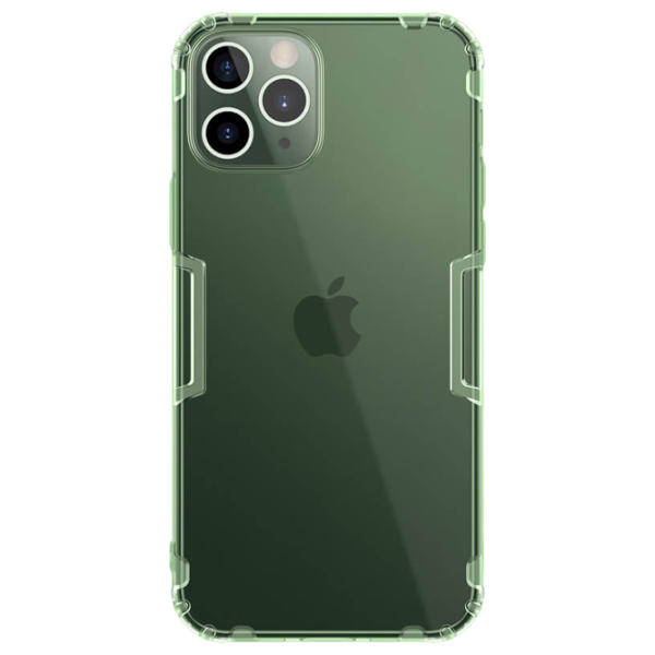 Husă pentru smartphone Apple iPhone 12 Pro Max Nillkin/ Back/ TPU/ Green Transparent photo 1