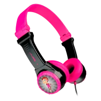 Căști Jlab Jbuddies Folding Kids Black Pink Cu fir/ Pentru copii