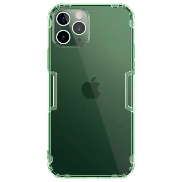 Чехол для смартфона Apple iPhone 12/ 12 Pro Nillkin/ Back/ TPU/ Прозрачный Зелёный photo 1