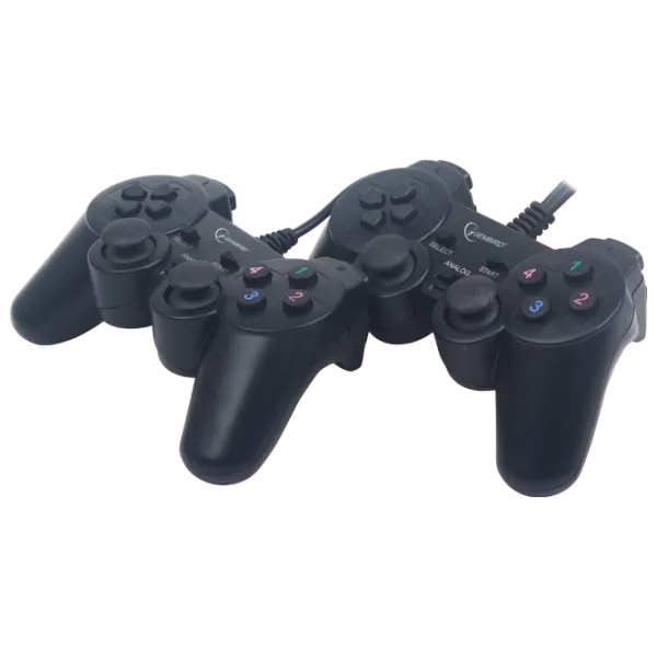 Controler Gembird JPD-UDV2-01 Cu fir/ 10 buttons/ Black photo 1 Controler Gembird JPD-UDV2-01 Cu fir/ 10 buttons/ Black photo 1