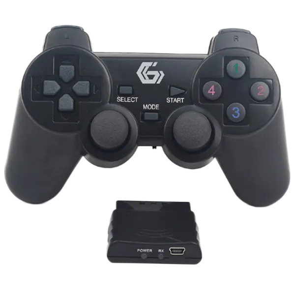 Controler Gembird JPD-WDV-01 Fără fir/ 12 buttons/ Black photo 1 Controler Gembird JPD-WDV-01 Fără fir/ 12 buttons/ Black photo 1