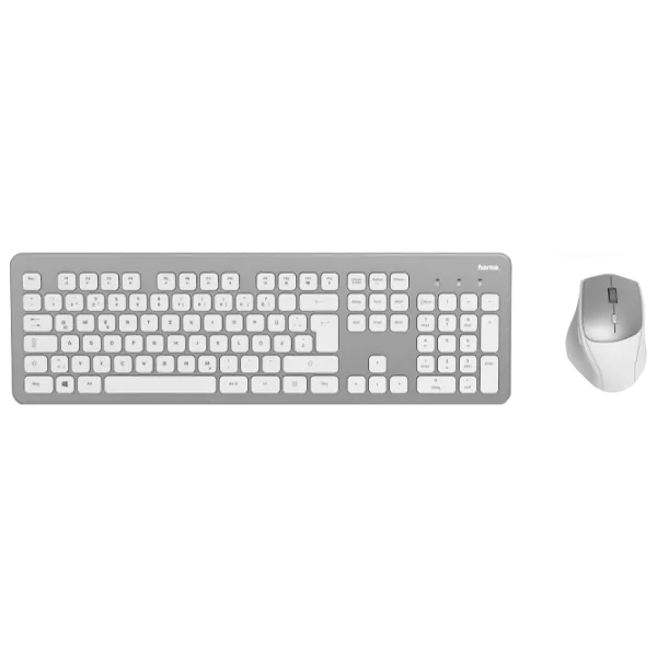 Клавиатура Hama KMW-700 Беспроводные/ Серебристый photo 1