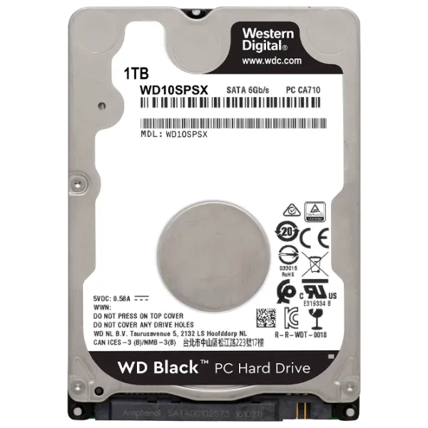 HDD Western Digital Notebook 1 TB WD10SPSX/ Black photo 1