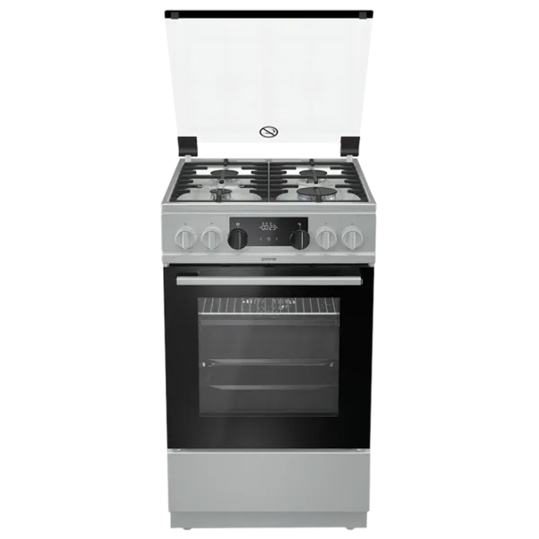 Aragaz Gorenje K 5341 XF Pe gaz/ Inox/ Black photo 1