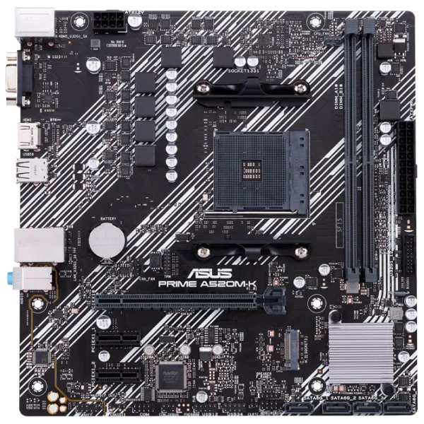 Материнская плата Asus PRIME A520M-K mATX/ AMD A520M photo 1