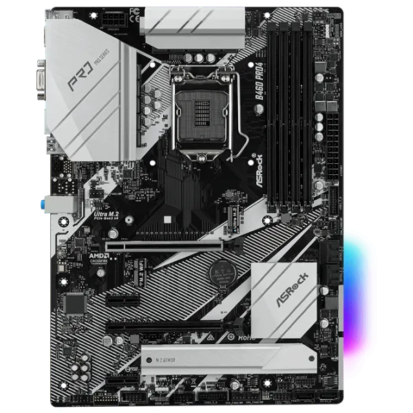 Placă de bază ASRock B460 Pro4 ATX/ Intel B450 photo 1
