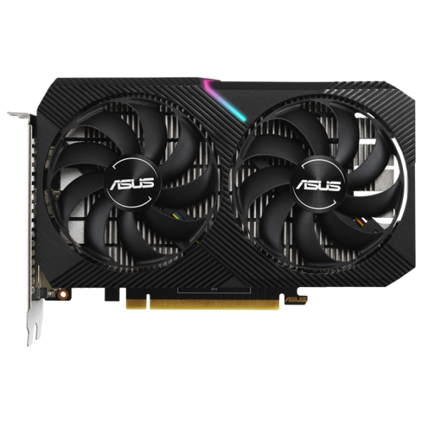 Видеокарта Asus GeForce GTX 1650 Dual Mini PCI Express x16 4.0 / 4 ГБ photo 1