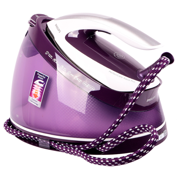 Fier de călcat Philips GC9315/ 30 Cu generator de aburi/ 2100 W/ Purple photo 1