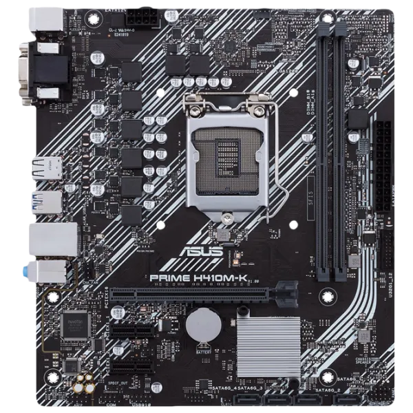 Материнская плата Asus PRIME H410M-K mATX/ Intel H410 photo 1 Материнская плата Asus PRIME H410M-K mATX/ Intel H410 photo 1