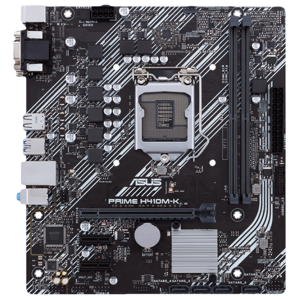Материнская плата Asus PRIME H410M-K mATX/ Intel H410 photo 1 Материнская плата Asus PRIME H410M-K mATX/ Intel H410 photo 1