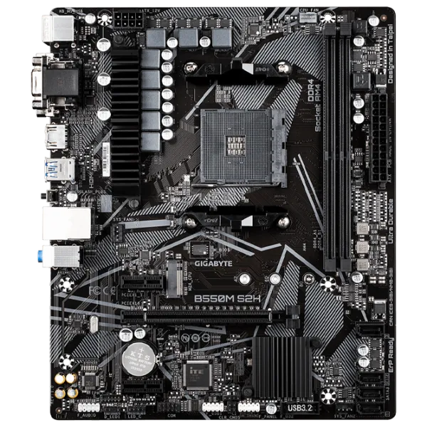 Placă de bază Gigabyte B550M S2H 1.0 mATX/ AMD B550 photo 1
