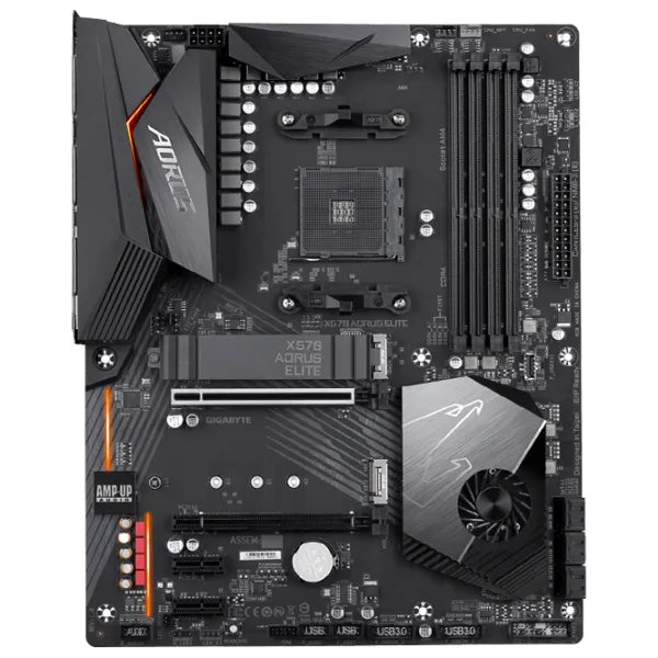 Placă de bază Gigabyte X570 AORUS ELITE 1.0 ATX/ AMD X570 photo 1