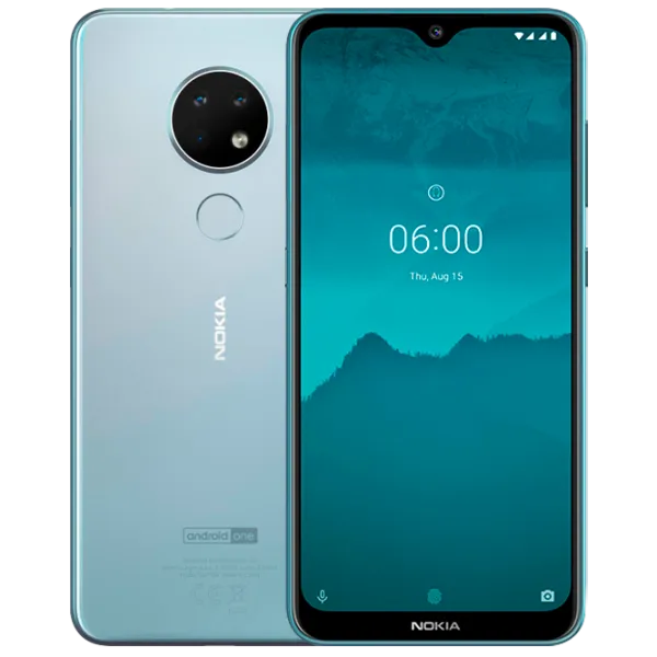 Nokia 6.2 4 ГБ/ 64 ГБ/ Dual SIM/ Серебряный Ледяной  photo 1