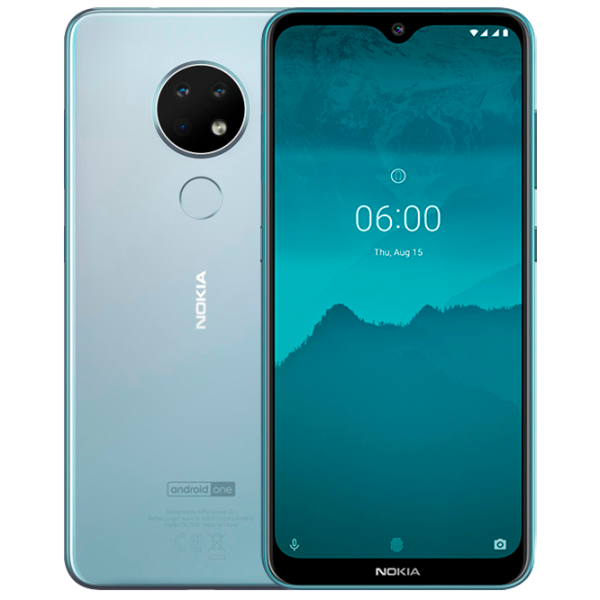 Nokia 6.2 4 ГБ/ 64 ГБ/ Dual SIM/ Серебряный Ледяной  photo 1