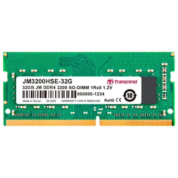 Memorie RAM Transcend JM3200HSE-32G SO-DIMM/ DDR4/ 32 GB photo 1