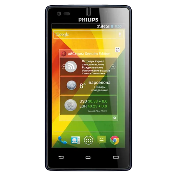 Philips Xenium W737 768 МБ/ 4 ГБ/ Dual SIM/ Navy Синий photo 1