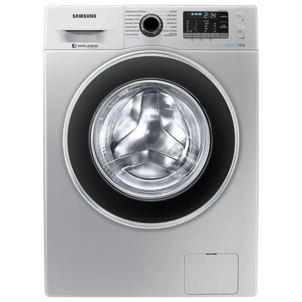 Стиральная машина Samsung WW70J52E0HSDLP 7 кг / 1200 об/мин / Серебряный photo 1