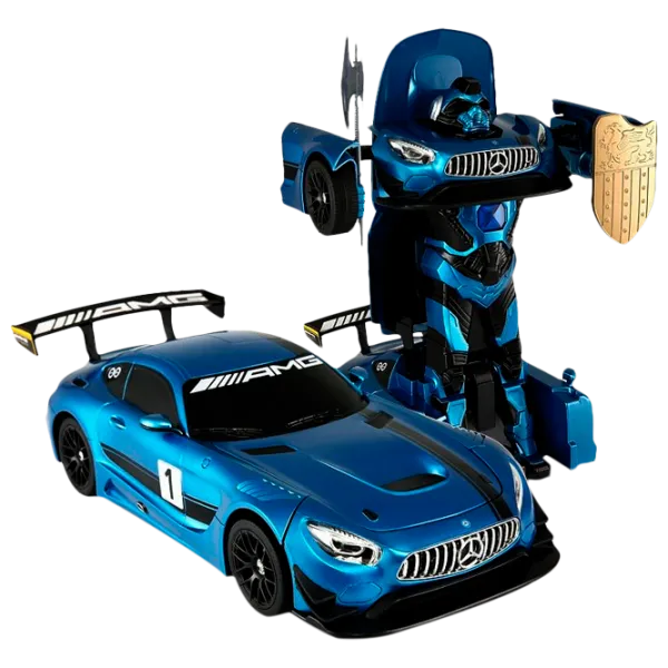 Mașină-transformer Rastar Mercedes AMG GT3 74800 8.2 km/ h/ 2.4 GHz/ Blue photo 1