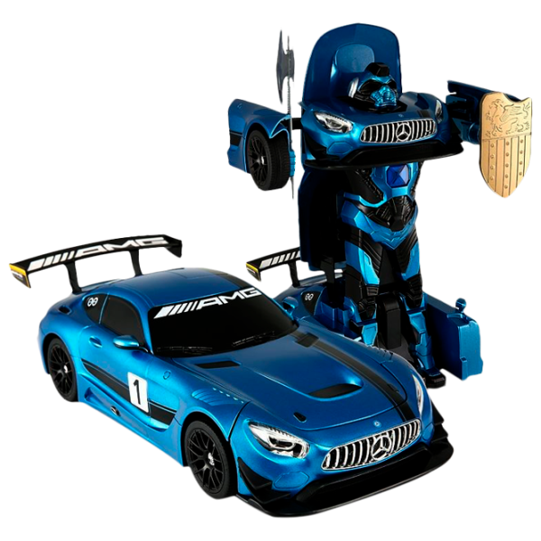 Mașină-transformer Rastar Mercedes AMG GT3 74800 8.2 km/ h/ 2.4 GHz/ Blue photo 1