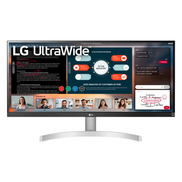 Монитор LG 29WN600-W 29" Full HD 75 Гц/ 5 мс/ Белый photo 1