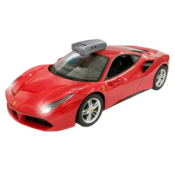 Mașină Rastar Ferrari 488 GTB & VR Glasses 79800 Red photo 1