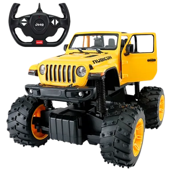 Электро Игрушки Rastar JEEP Wrangler JL with  Big Foot Design Желтый photo 1