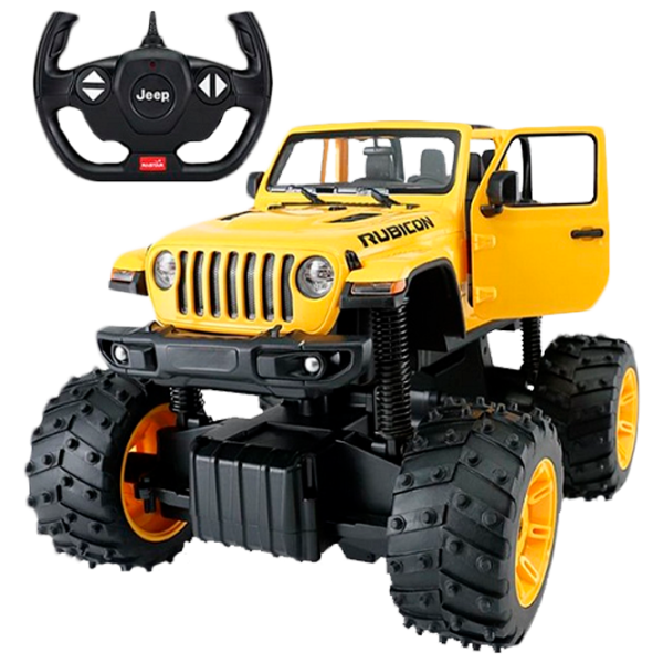 Электро Игрушки Rastar JEEP Wrangler JL with  Big Foot Design Желтый photo 1