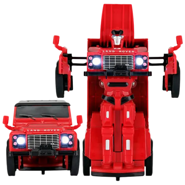 Mașină Rastar Transformers Land Rover Defender 76400 10 km/ h/ 2.4 GHz/ Red photo 1