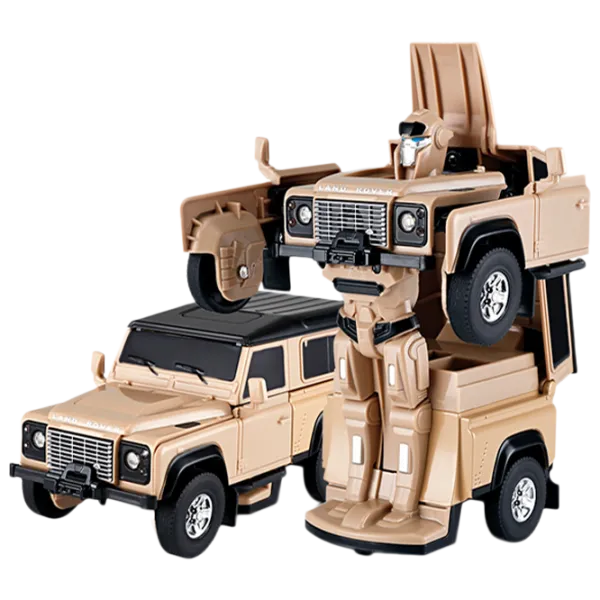 Машинка Rastar Transformers Land Rover Defender 76400 10 км/ ч/ 2.4 ГГц/ Желтый photo 1 Машинка Rastar Transformers Land Rover Defender 76400 10 км/ ч/ 2.4 ГГц/ Желтый photo 1